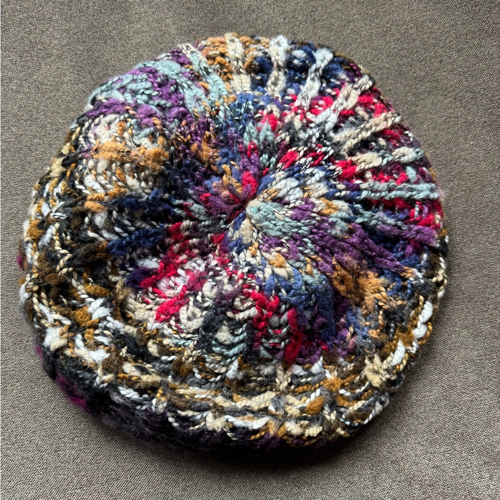 Multicolor Knit Beanie